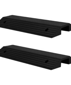 vidaXL Drempelbruggen 2 st 80x40x8 cm rubber