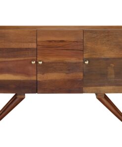 vidaXL Dressoir 110x30x75 cm massief gerecycled hout bruin