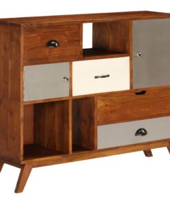 vidaXL Dressoir 115x35x86 cm massief acaciahout