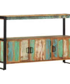 vidaXL Dressoir 120x30x75 cm massief gerecycled hout