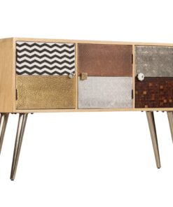 vidaXL Dressoir 120x30x75 cm massief mangohout