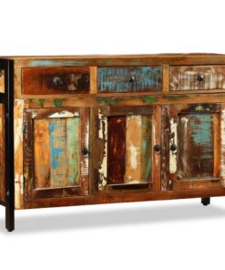 vidaXL Dressoir 120x35x76 cm massief gerecycled hout
