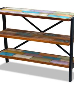 vidaXL Dressoir 3 schappen massief gerecycled hout