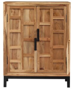 vidaXL Dressoir 60x35x76 cm massief acaciahout bruin