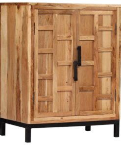 vidaXL Dressoir 60x35x76 cm massief acaciahout bruin