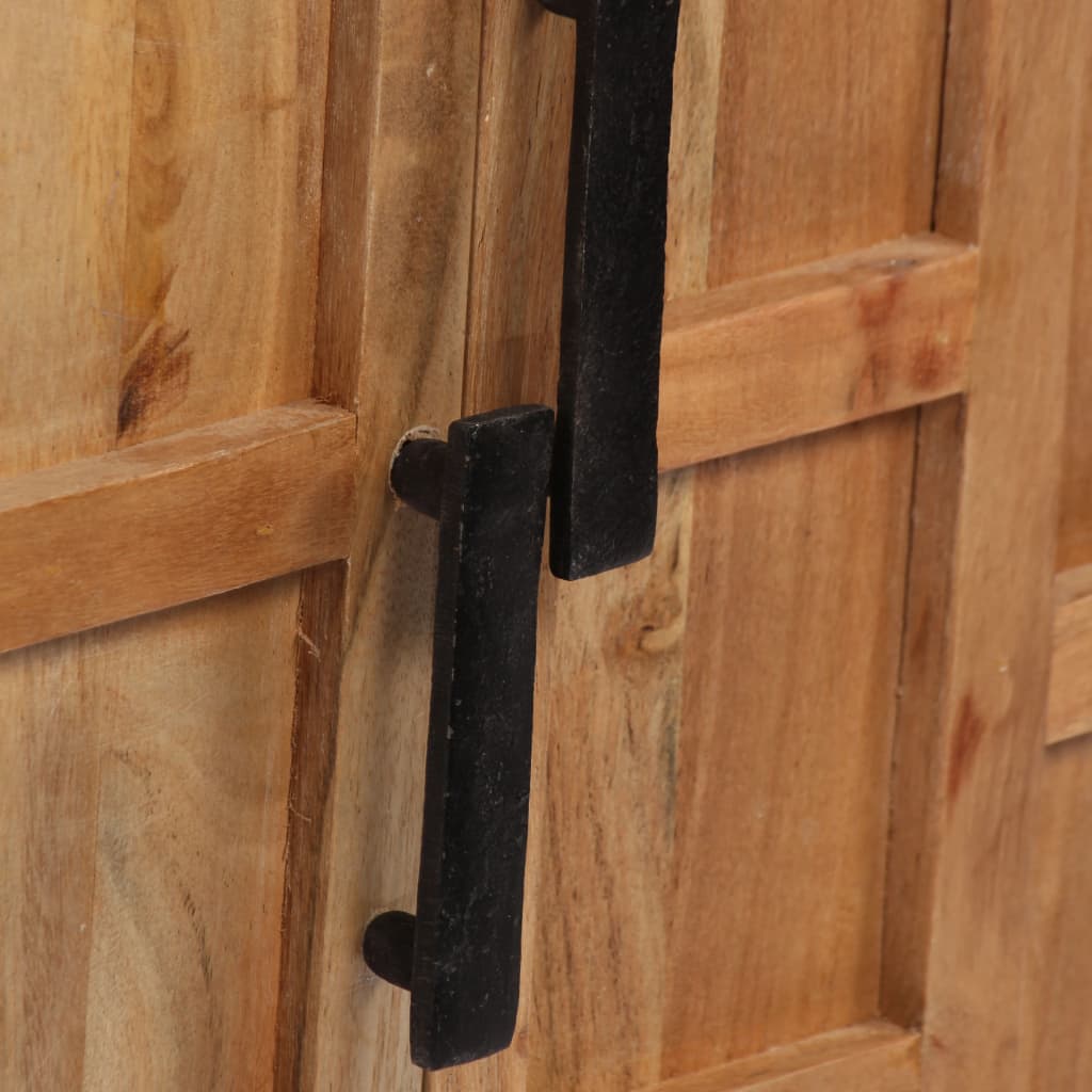 vidaXL Dressoir 60x35x76 cm massief acaciahout bruin - Afbeelding 7