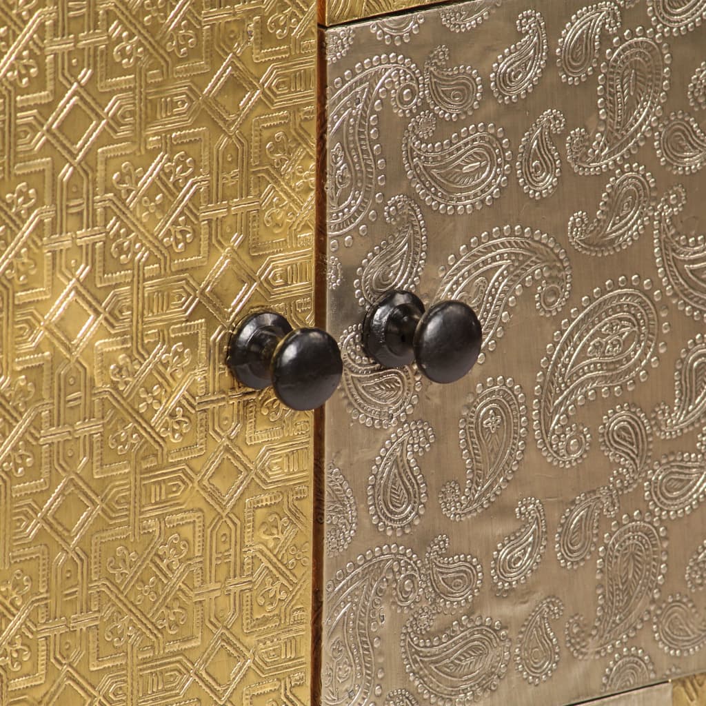 vidaXL Dressoir 80x30x75 cm massief acaciahout - Afbeelding 5