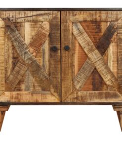 vidaXL Dressoir 85x30x75 cm massief mangohout