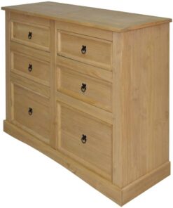 vidaXL Dressoir Mexicaans grenenhout Corona-stijl 110x43x81 cm