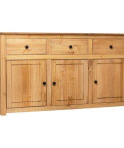 vidaXL Dressoir Panama Range 135x40x80 cm massief grenenhout