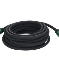 6'' 10 m rubber zwart