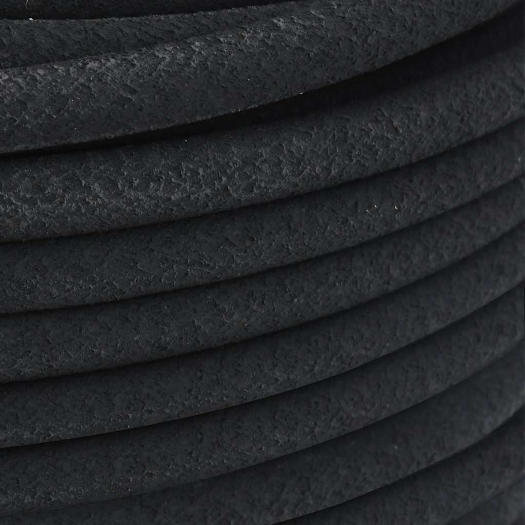 6'' 100 m rubber zwart