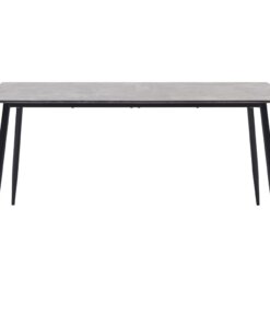 vidaXL Eettafel 160x80x75 cm MDF grijs