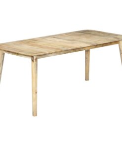 vidaXL Eettafel 180x90x76 cm massief mangohout