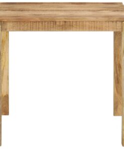 vidaXL Eettafel 82x80x76 cm massief mangohout
