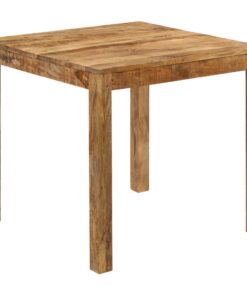 vidaXL Eettafel 82x80x76 cm massief mangohout