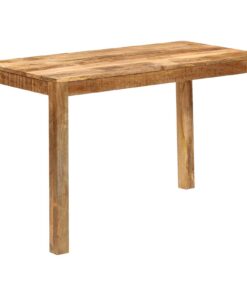 vidaXL Eettafel Bruin 60 x 120 x 76 cm Massief Mango Hout