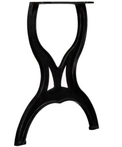 vidaXL Eettafelpoten 2 st X-frame gietijzer