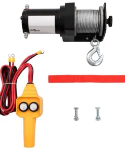 vidaXL Elektrische lier 12V 907 kg met afstandsbediening