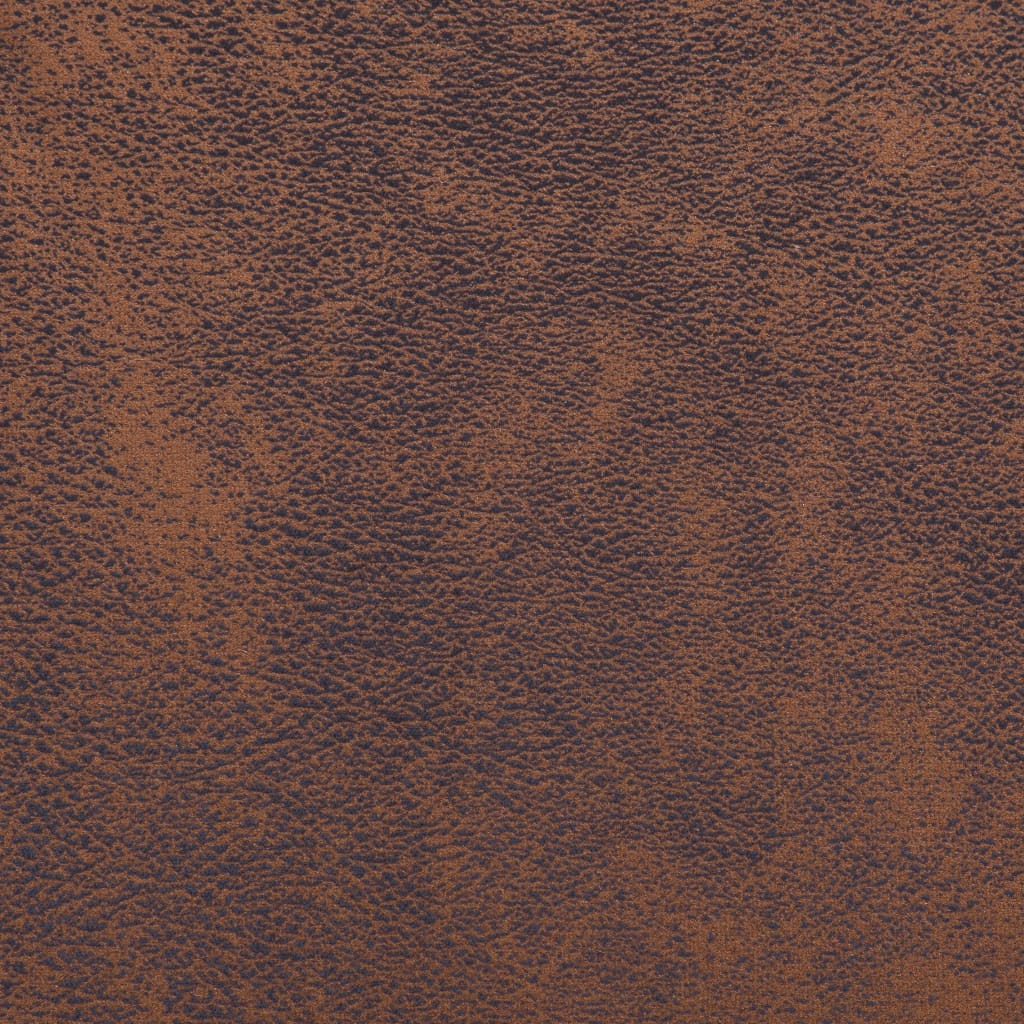 vidaXL Fauteuil kubus kunstsuède bruin - Afbeelding 7