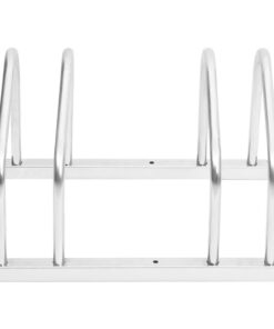 vidaXL Fietsenrek voor 2 fietsen gegalvaniseerd staal