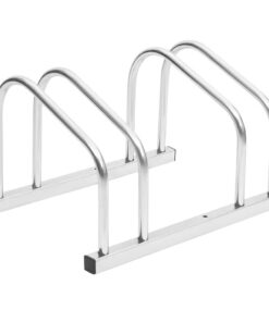 vidaXL Fietsenrek voor 2 fietsen gegalvaniseerd staal