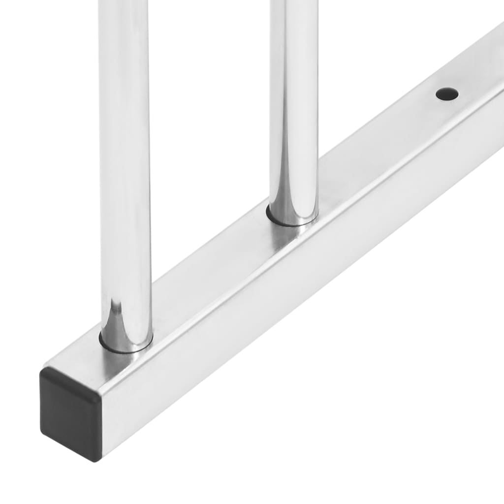 vidaXL Fietsenrek voor 5 fietsen gegalvaniseerd staal - Image 4