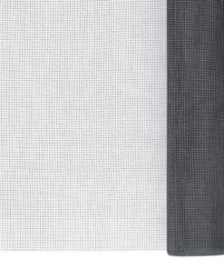 vidaXL Gaas 100x2000 cm glasvezel grijs