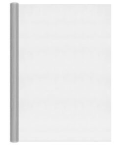 vidaXL Gaas 112x500 cm aluminium zilverkleurig