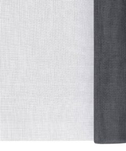 vidaXL Gaas 112x500 cm glasvezel grijs