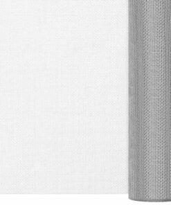 vidaXL Gaas 60x1000 cm roestvrij staal zilverkleurig