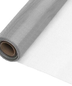 vidaXL Gaas 60x1000 cm roestvrij staal zilverkleurig