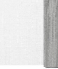 vidaXL Gaas 60x500 cm roestvrij staal zilverkleurig