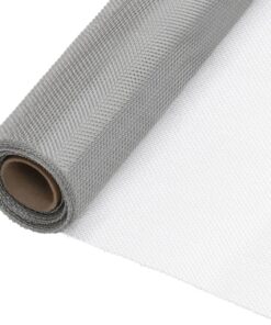 vidaXL Gaas 60x500 cm roestvrij staal zilverkleurig