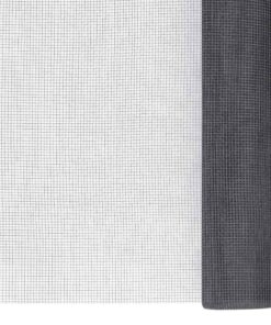 vidaXL Gaas 80x2000 cm glasvezel grijs