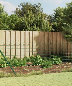 vidaXL Gaashek met flens 1x10 m groen