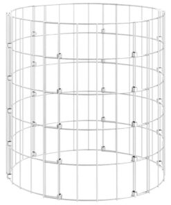 vidaXL Gabion paal rond Ø50x50 cm gegalvaniseerd staal