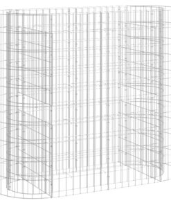 vidaXL Gabion plantenbak verhoogd 120x50x100 cm gegalvaniseerd ijzer