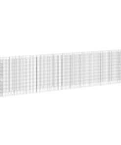 vidaXL Gabion plantenbak verhoogd 470x50x100 cm gegalvaniseerd ijzer