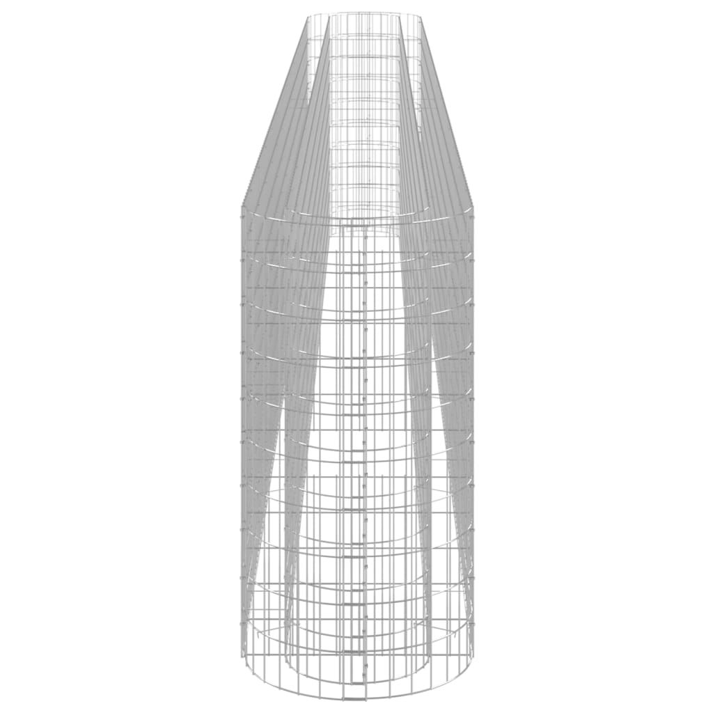 vidaXL Gabion plantenbak verhoogd 540x50x100 cm gegalvaniseerd ijzer - Image 5
