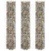 vidaXL Gabion plantenbakken 3 st rond verhoogd Ø30x150 cm staal