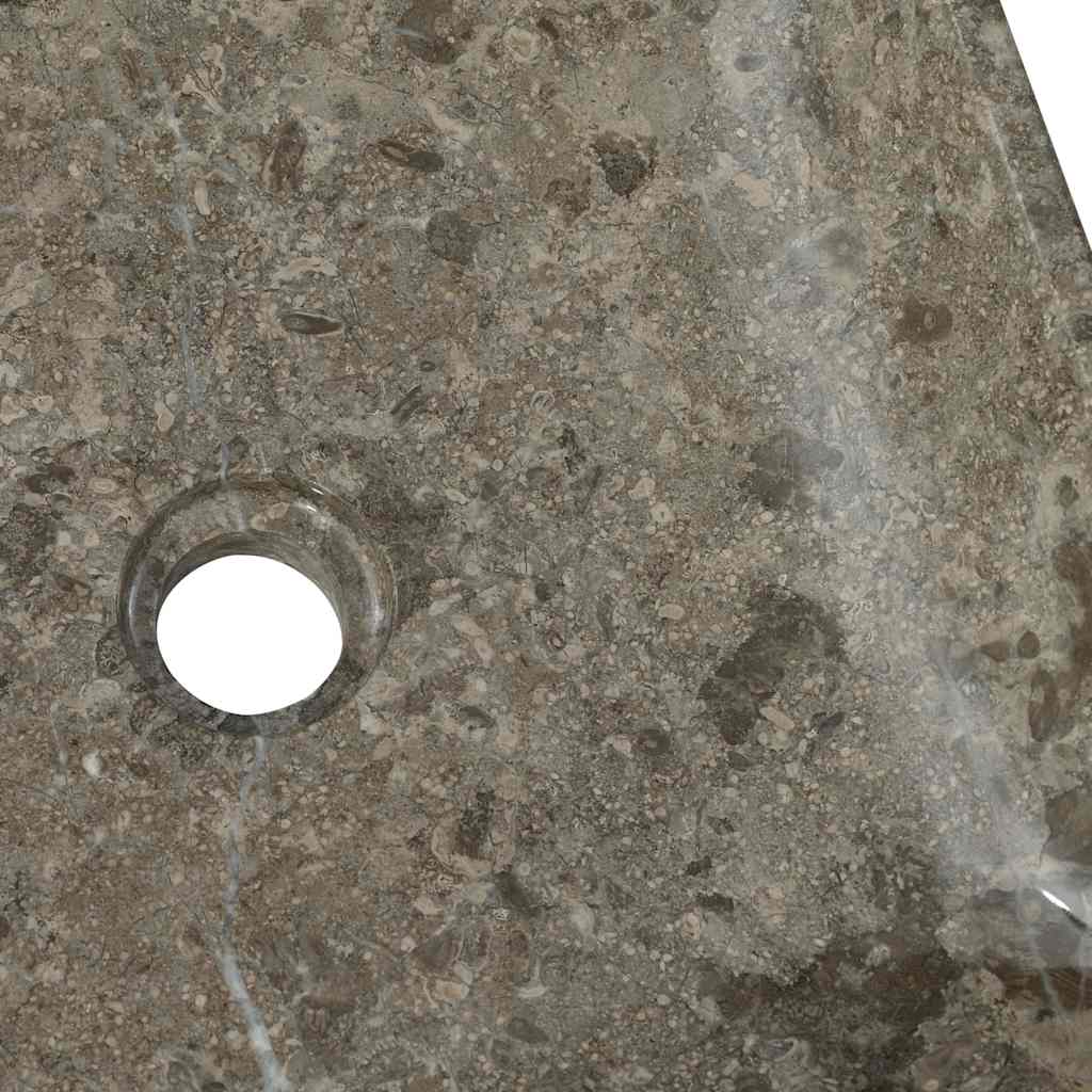 vidaXL Gootsteen 40x40x10 cm marmer grijs - Image 5