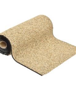 vidaXL Grindfolie 1000x40 cm natuurlijke zandkleur