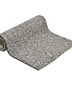 vidaXL Grindfolie 1000x60 cm grijs