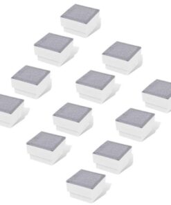 vidaXL Grondspots 12 st LED 100x100x68 mm