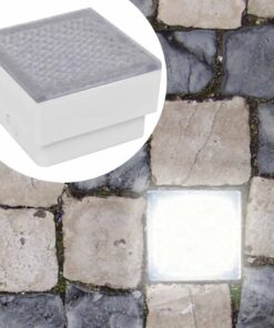 vidaXL Grondspots 12 st LED 100x100x68 mm