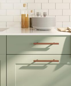 vidaXL Handvatten 10 st 128 mm roestvrij staal bronskleurig