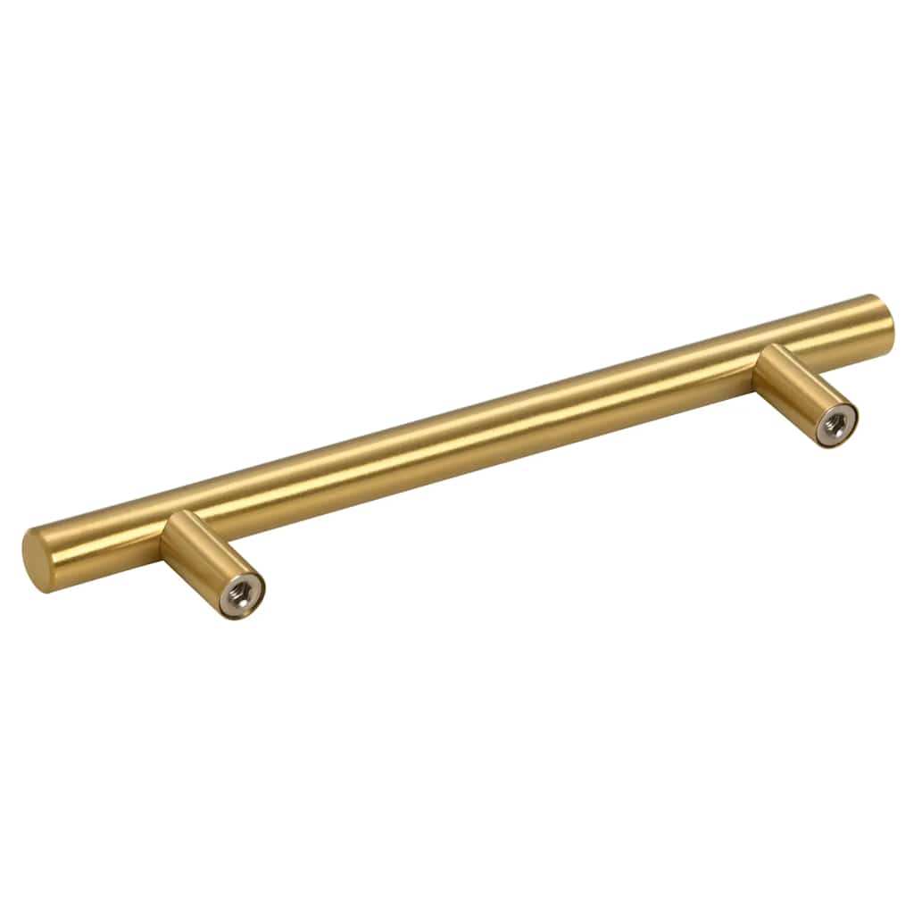 vidaXL Handvatten 10 st 128 mm roestvrij staal goudkleurig - Afbeelding 7