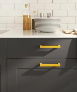 vidaXL Handvatten 10 st 128 mm roestvrij staal goudkleurig