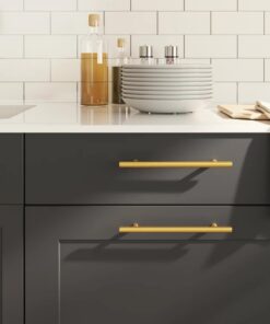 vidaXL Handvatten 10 st 160 mm roestvrij staal goudkleurig